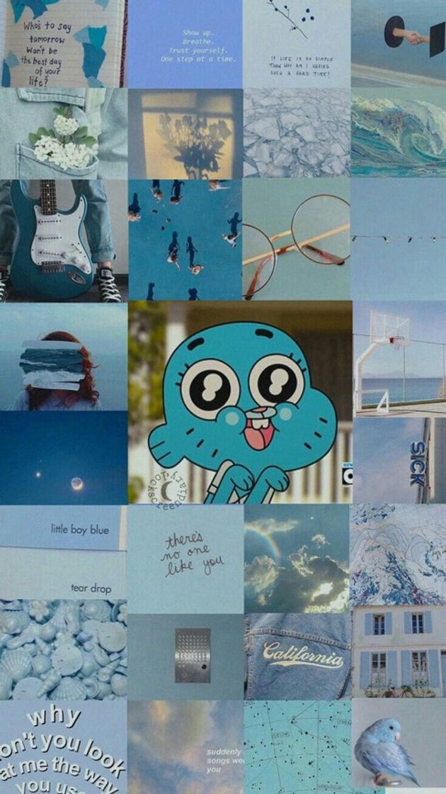 Social Aesthetic azul
