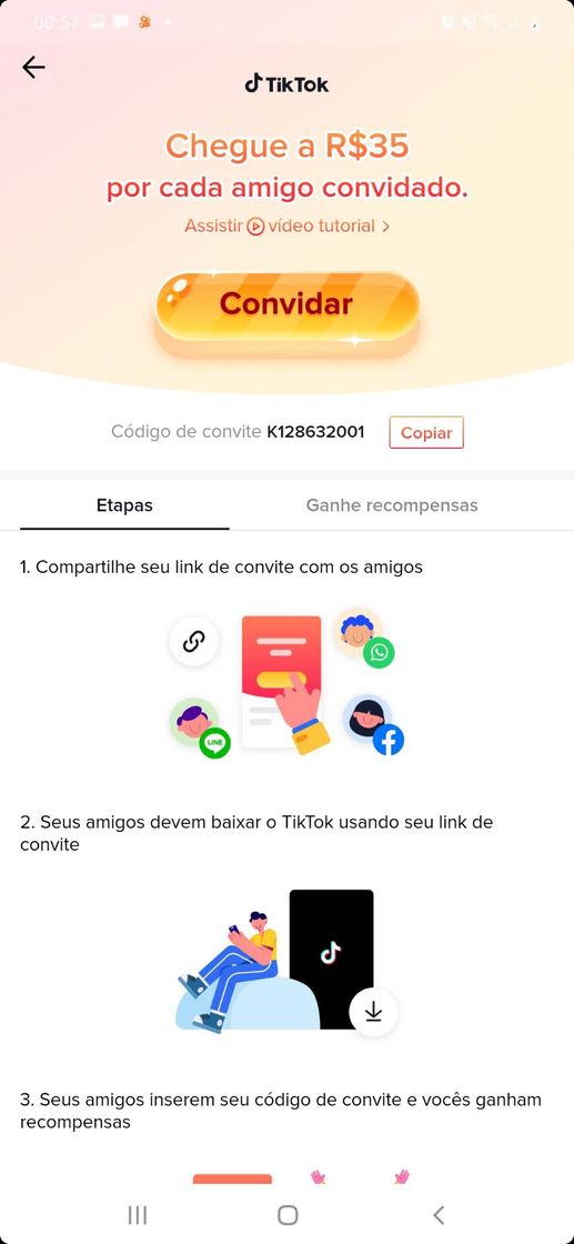 Tiktok lite dando money