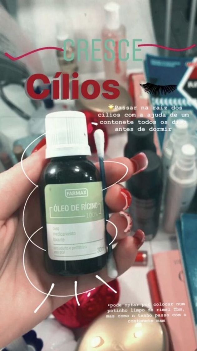Crescimento dos cílios 
