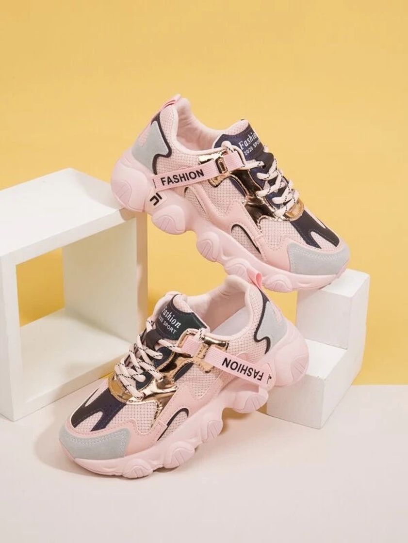 Lace-up Front Chunky Sneakers | SHEIN USA