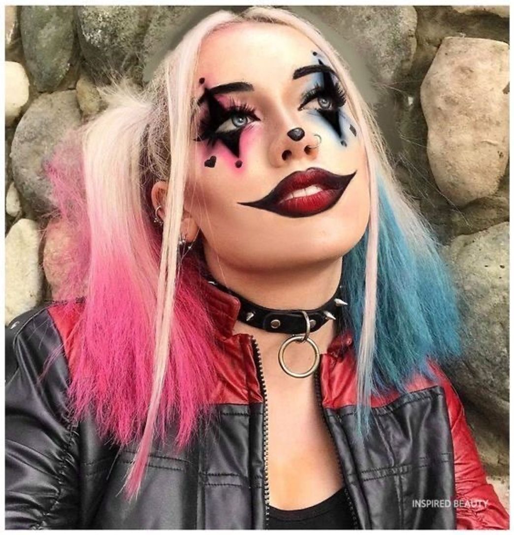 Fashion Clown Halloween Makeup 2021 - Inspired Beauty - Pinterest