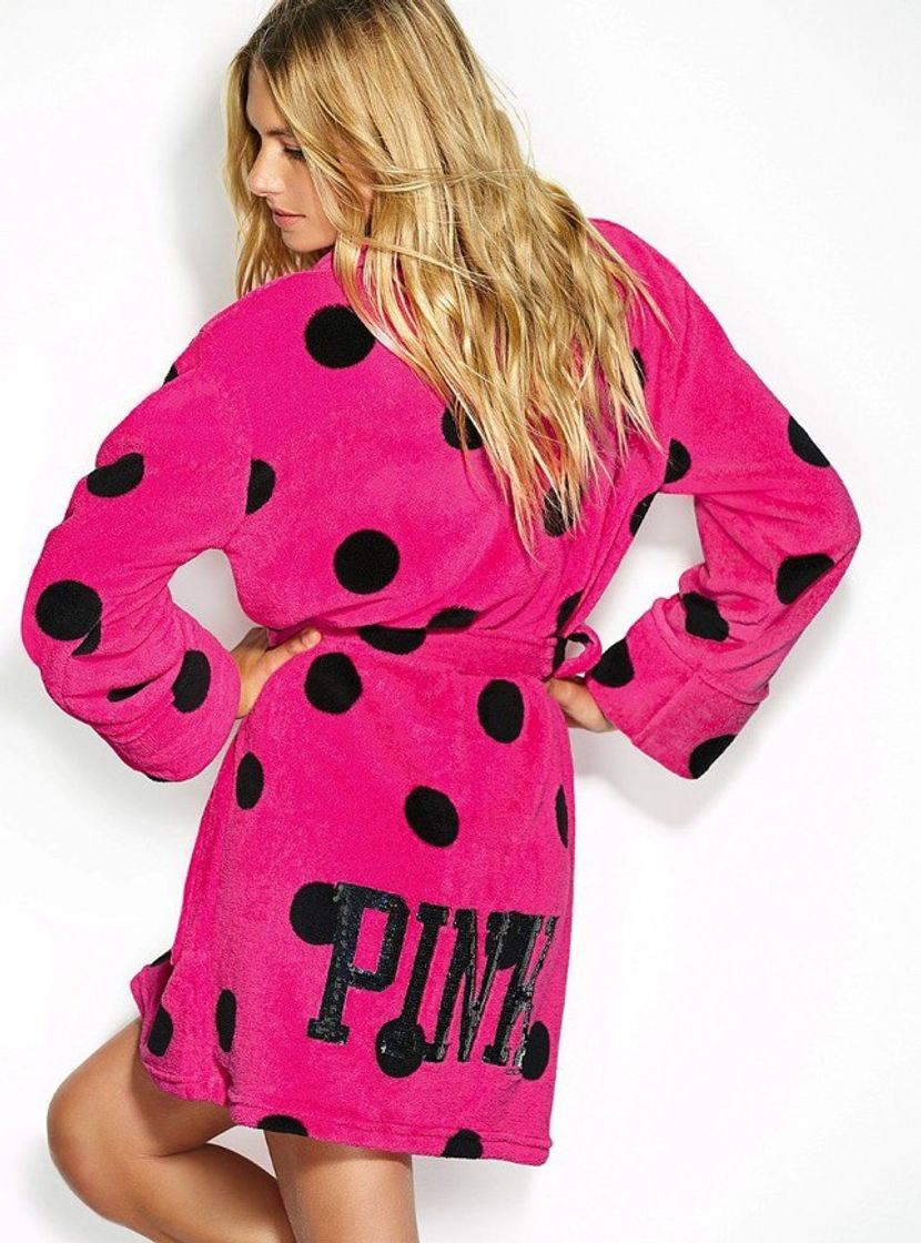 VS pink robe