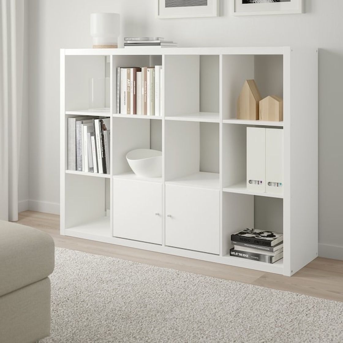 Moda KALLAX Estante, blanco, 112x147 cm - IKEA