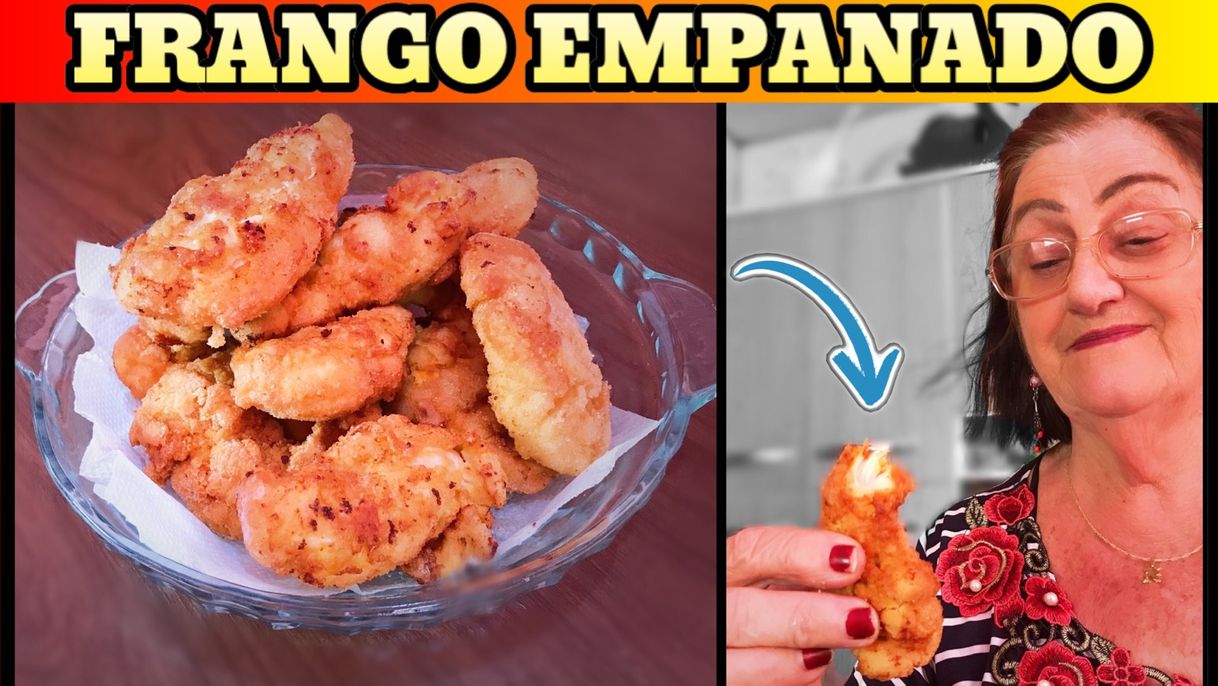 Fashion Filé de frango empanado crocante e suculento