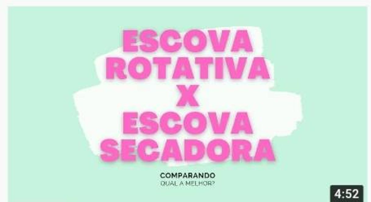 Moda ESCOVA ROTATIVA X ESCOVA SECADORA - YouTube 