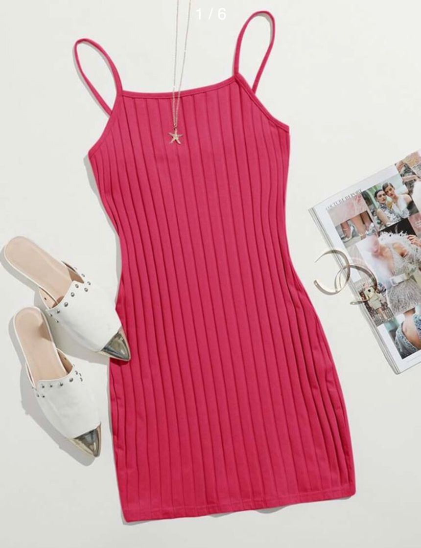 Social SHEIN Malhado Simples Ocasional Vestido
