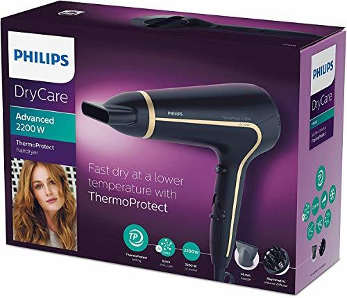 Beauty Philips ThermoProtect Ionic HP8232/20 secador Negro 2200 W - Secador de pelo