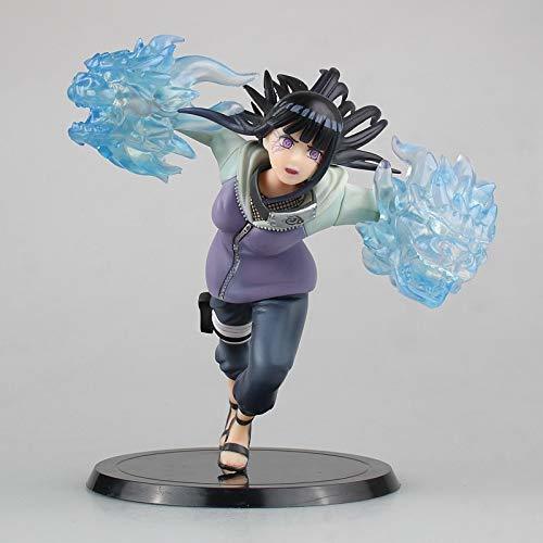 Place Yvonnezhang Anime Naruto Suavemente Paso Gemelos Leones Puño Hinata Hyuga PVC Figura