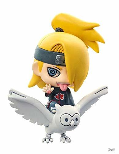 Places XFHJDM-WJ Estatuilla Naruto 6 unids/Set Akatsuki Mini Figuras de acción Zetsu Sasori