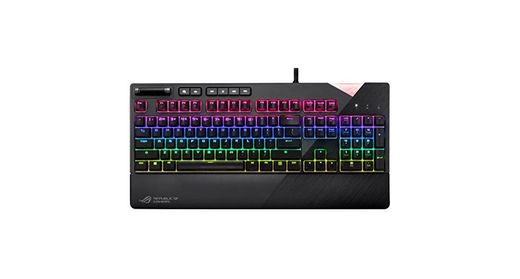 Asus Rog Strix Flare - Teclado Mecánico con interruptores Cherry MX RGB