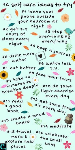 16 Self Care Ideas to Try