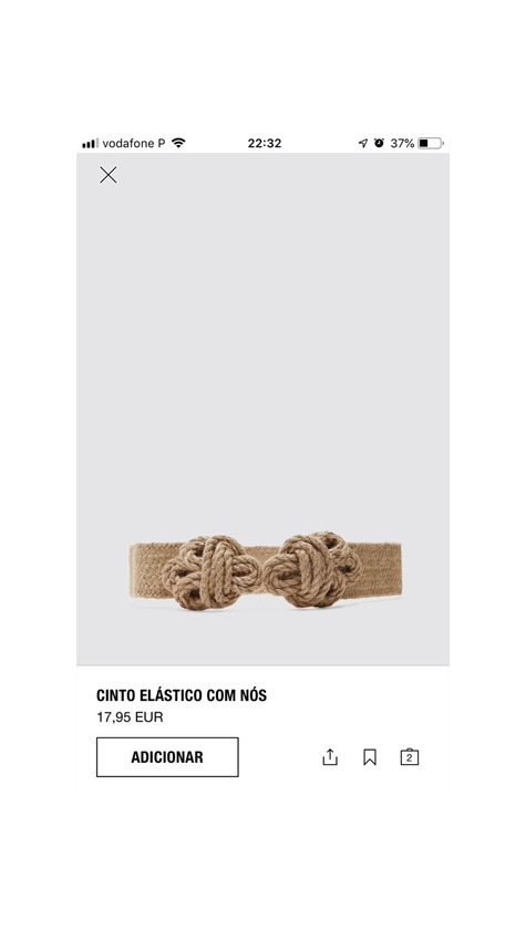 Producto Cinto elástico 