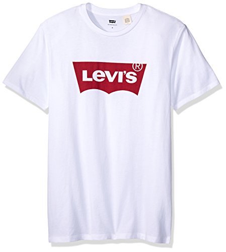 Social Levi's Graphic Set-In Neck, Camiseta para Hombre, Blanco