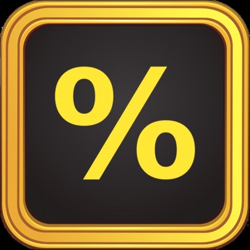 App Tip Calculator % Gold