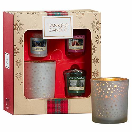 Lugar Yankee Candle Set de Regalo con 3 Velas Votivas Aromáticas y un