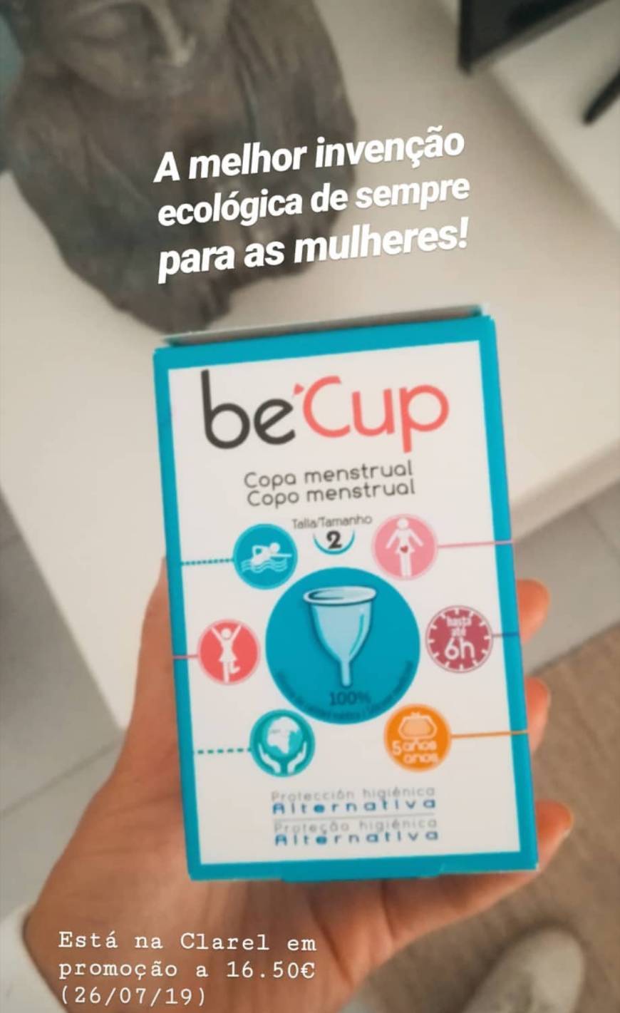 Productos Copo menstrual Be'Cup