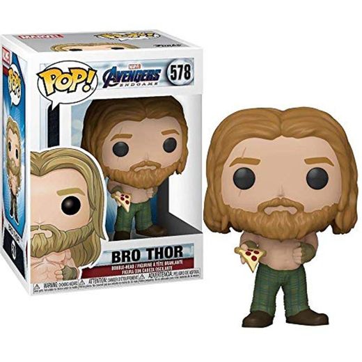 Funko- Pop Marvel: Endgame-Thor w/Can Collectible Toy, Multicolor