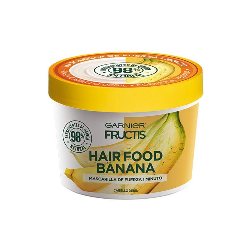 Social Garnier Fructis Hair Food Acondicionador Nutritivo de Banana para Pelo Seco