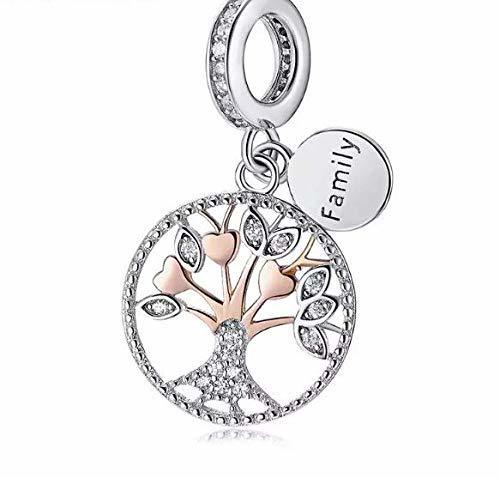 Social FeatherWish - Colgante de plata de ley 925 con circonita cúbica para