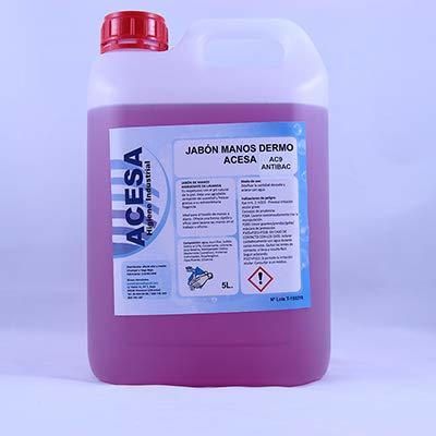 Jabón de Manos Concentrado Antibacterias Hidratante Dermoprotector Aroma Lavanda pH Neutro ACESA