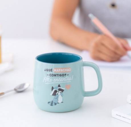 Product Taza - ¿Qué mapachao contigo? ¡Me encantas! - Mr