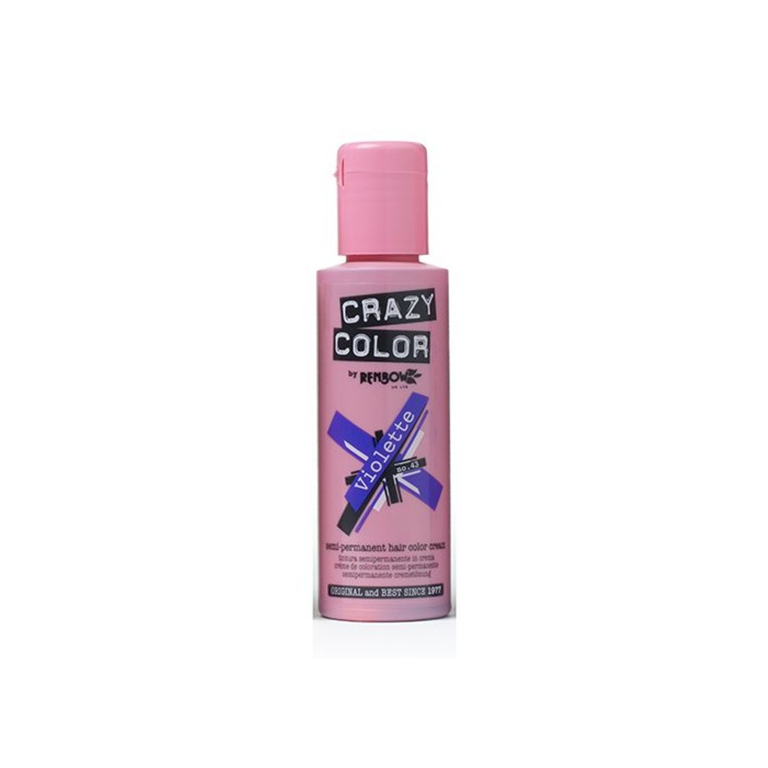 Producto Crazy Color Violette Nº 43 Crema Colorante del Cabello Semi