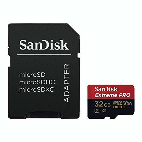 SanDisk Extreme Pro - Tarjeta de Memoria de 32 GB microSDHC UHS-I