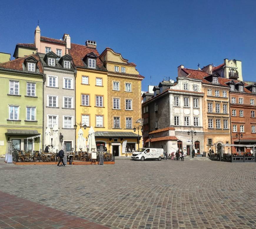 Places Old Town Market Square, Warsaw, Poland 