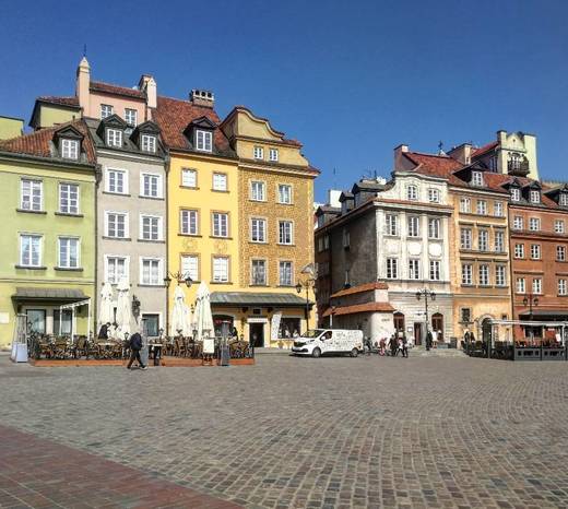 Old Town Market Square, Warsaw, Poland 