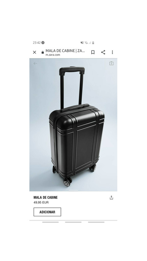 Social Mala de viagem Zara Top ☆☆