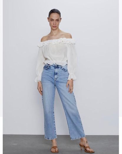 Social Camisa folhos ZARA