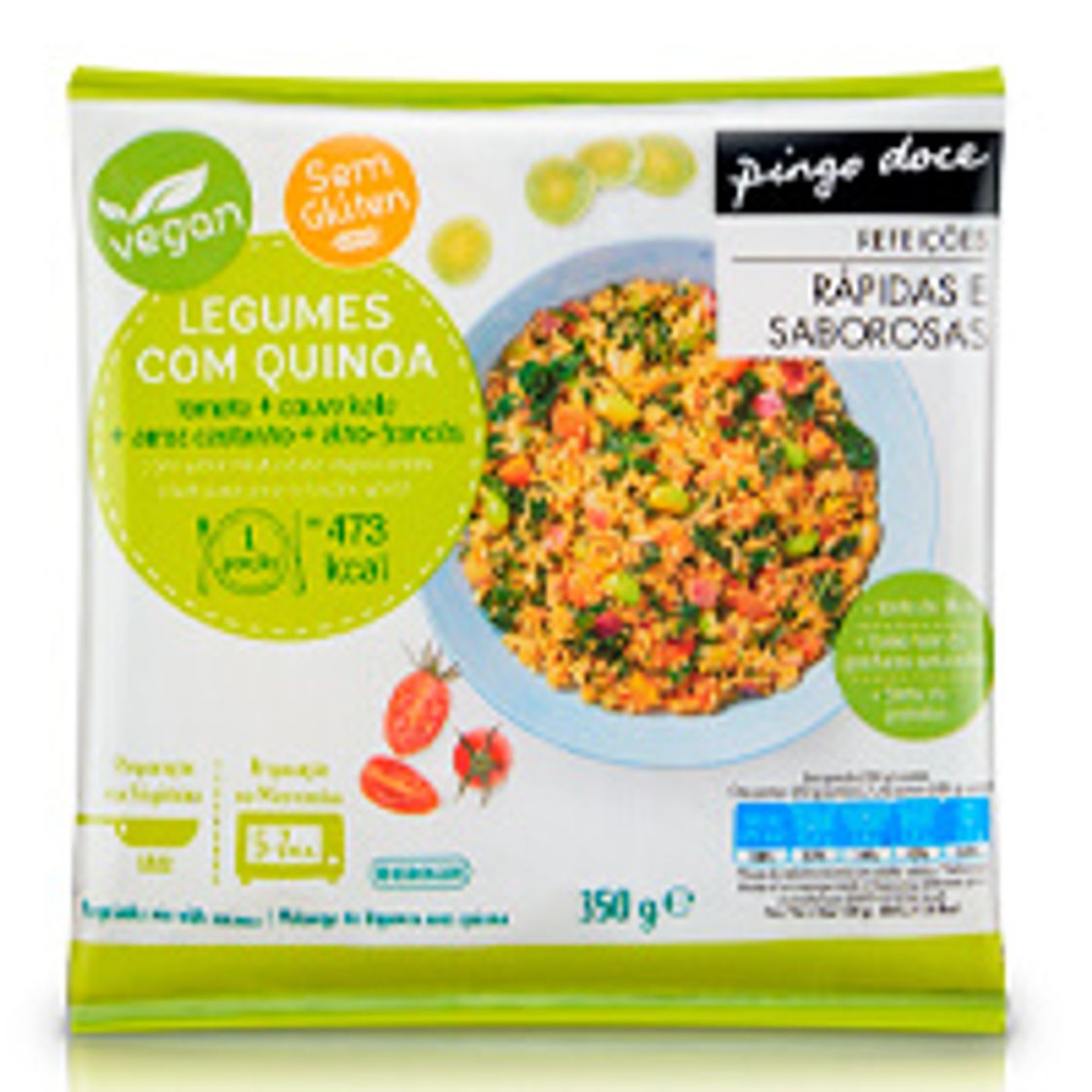 Fashion Legumes Salteados com Quinoa 