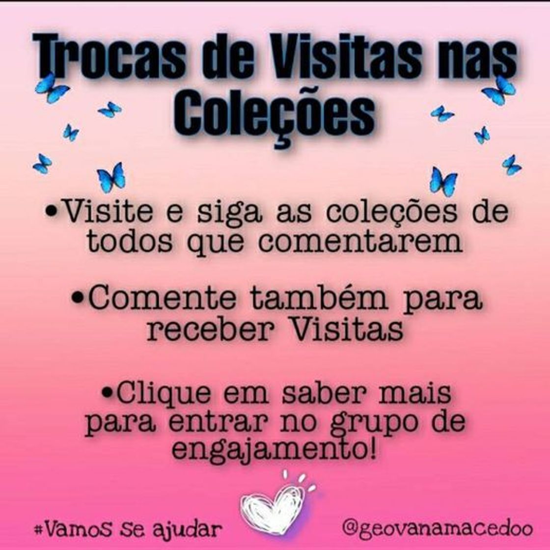 Moda 🦋Trocas de visitas nas coleções🦋