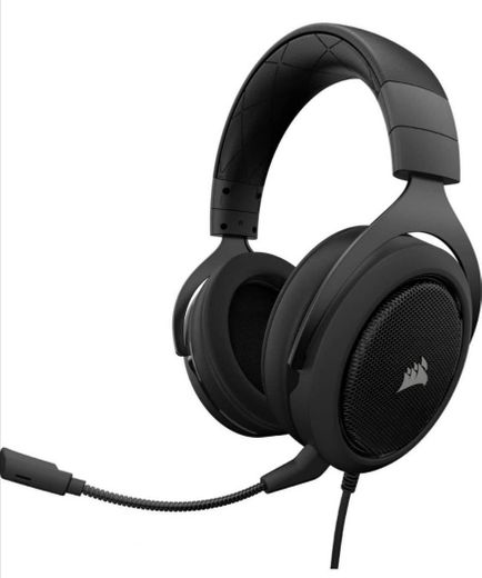 CorsairHS50-Auriculares Gaming com microfone desmontável 