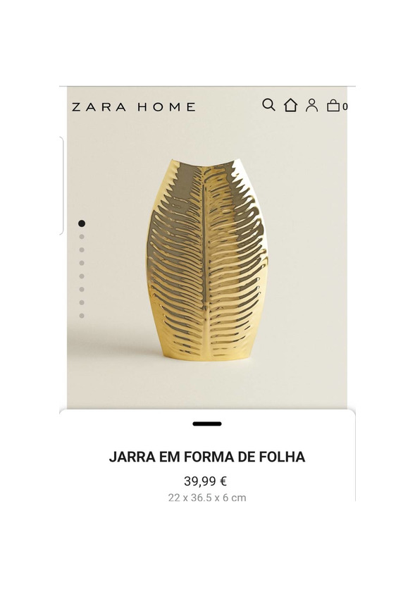 Product Jarra em forma de folha