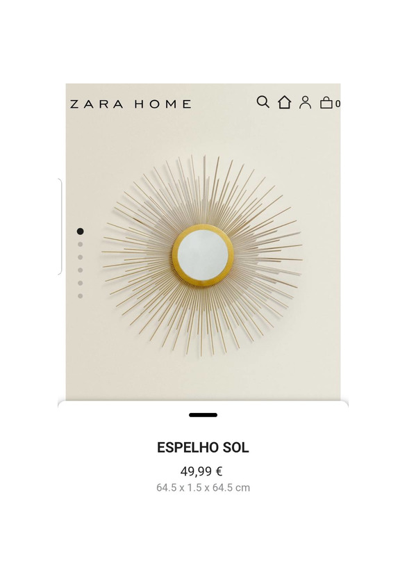 Producto Espelho Sol