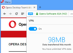 Moda Opera browser ( com vpn)