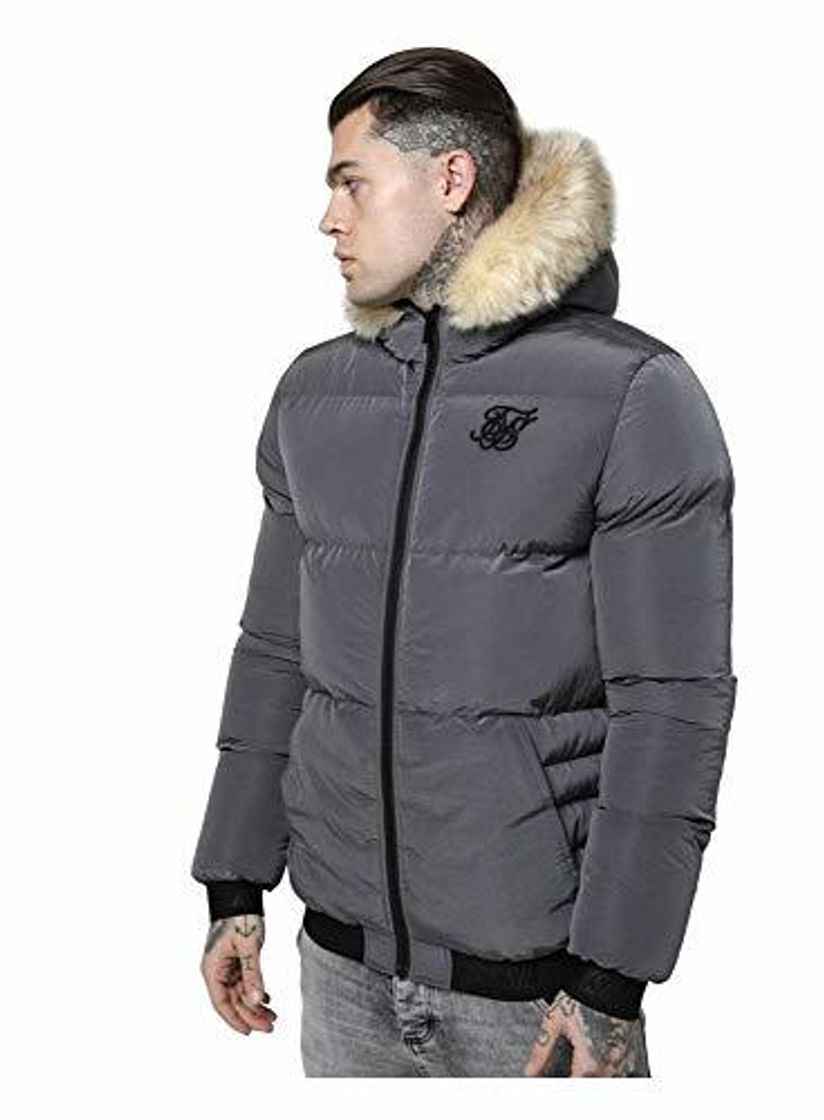 Fashion Sik Silk Cazadora Distance Jacket Gris Hombre M Gris