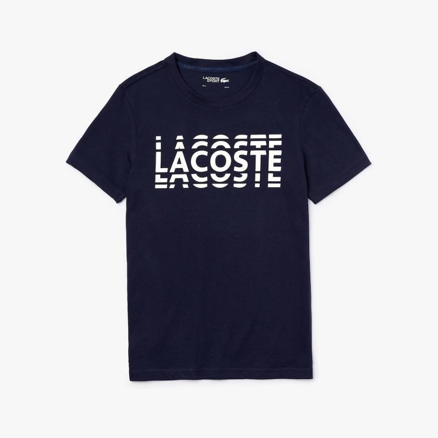 Social T-shirt em mistura de algodão lacoste 