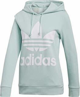 adidas Trefoil H Sudadera con Capucha, Mujer, Azul Marino