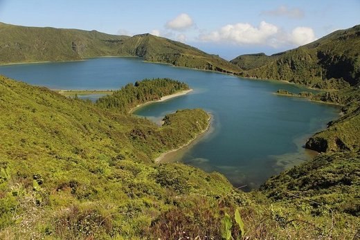 Miradouro alto da Lagoa do Fogo