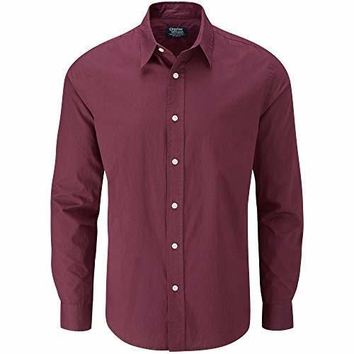 Charles Wilson Camisa Manga Larga Popelina Lisa para Hombre