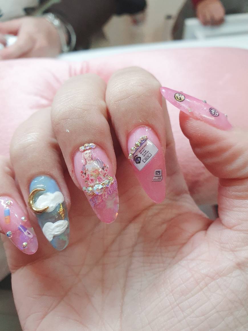 Moda Unhas Vaporwave 