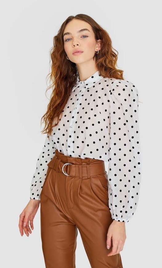 Social Camisa manga bufante STRADIVARIUS 