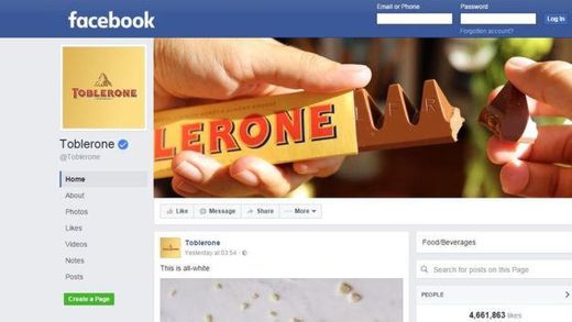 Toblerone - Home | Facebook