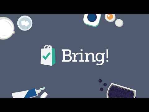 App Bring! Lista de compras