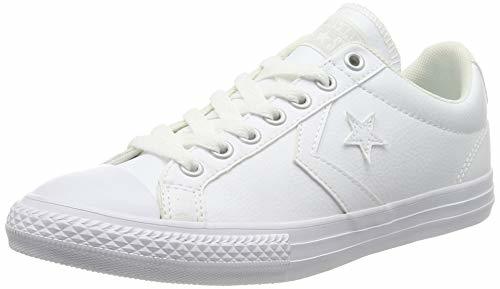 Moda Converse Lifestyle Star Player Ev Ox, Zapatillas Unisex niño, Blanco