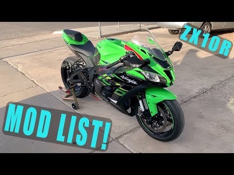 Moda Kawasaki Ninja Zx10R In Action - YouTube