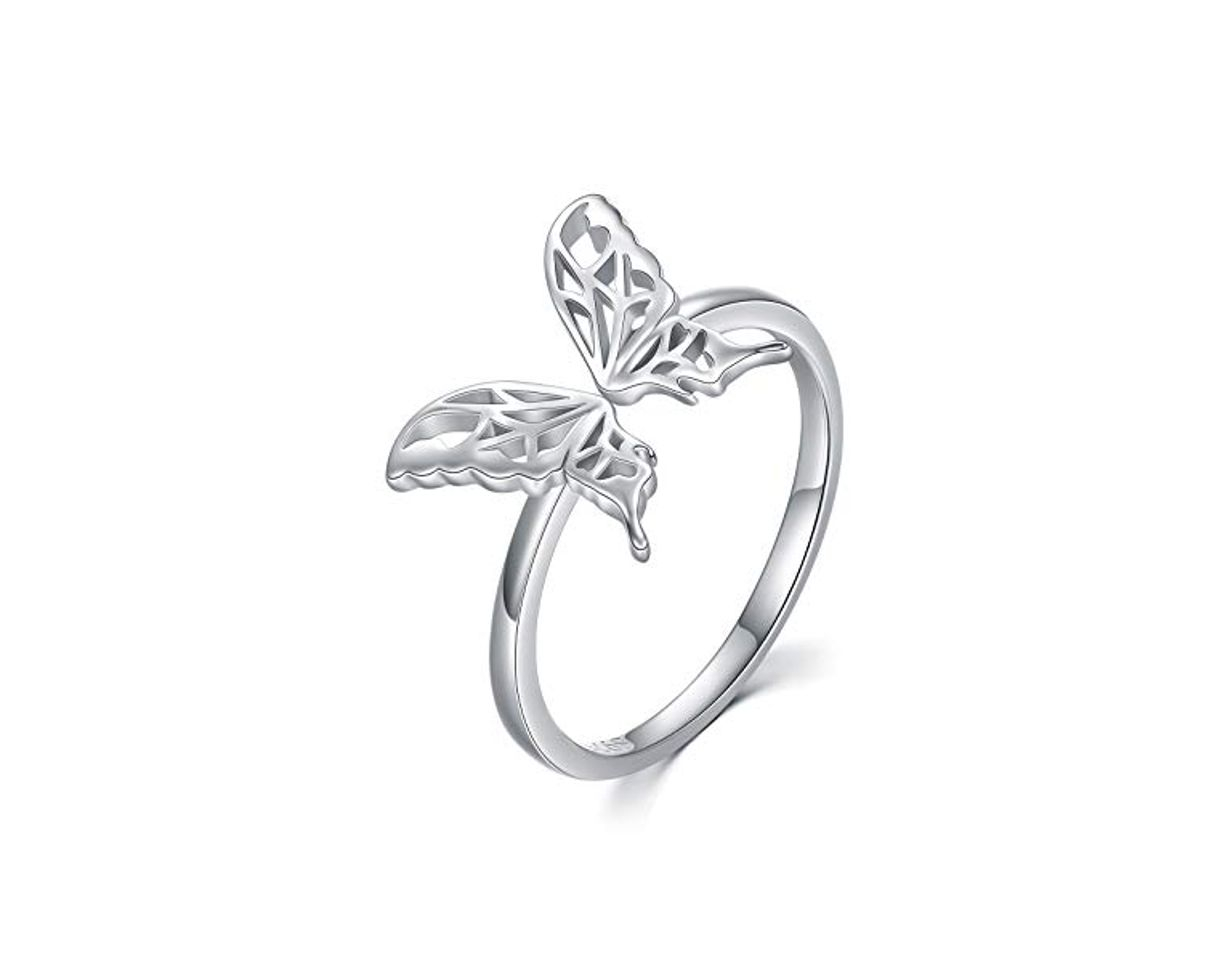 Social CUOKA MIRACLE Anillo Abierto de Plata de Ley 925 con diseño de