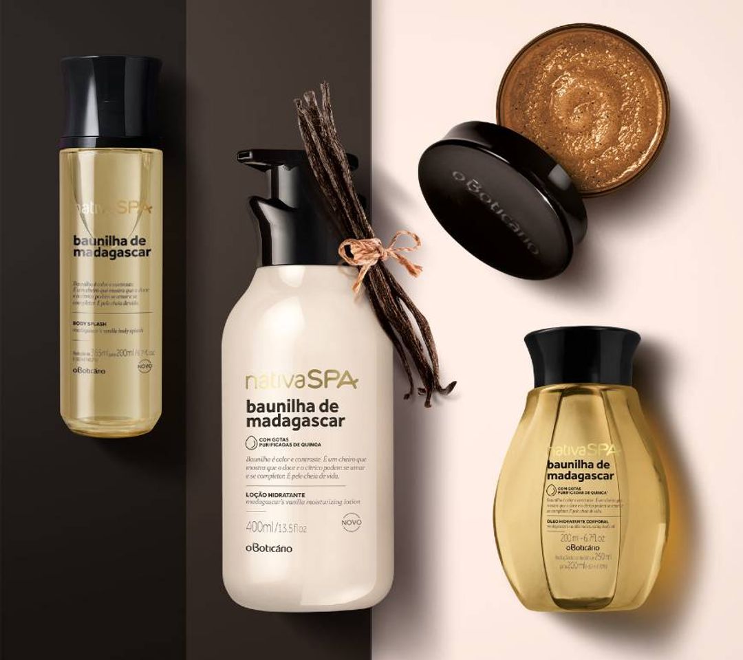 Estojo Nativa SPA Baunilha de Madagascar | O Boticário